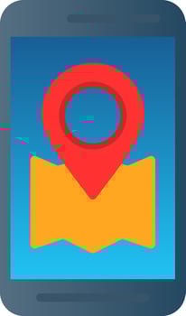 Location App  Vector Icon Design