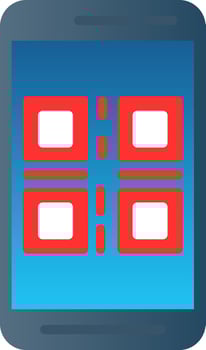 Qr Code  Vector Icon Design