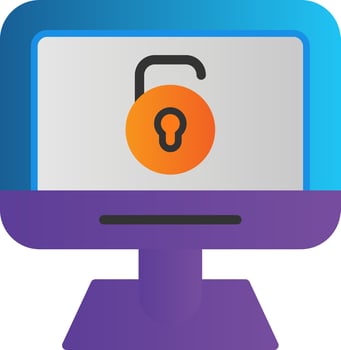 Unlock  Vector Icon Design