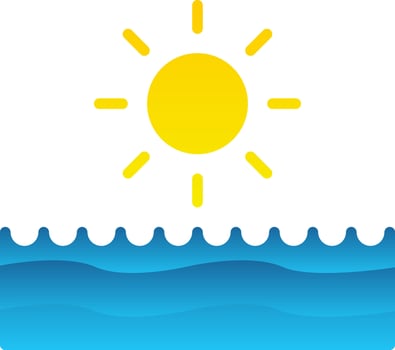 Beach  Vector Icon Design