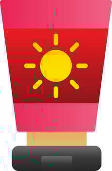 Sunblock  Vector Icon Design