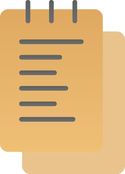 Notepad  Vector Icon Design