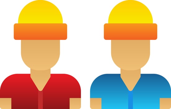 Workers  Vector Icon Design