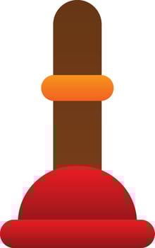 Plunger  Vector Icon Design