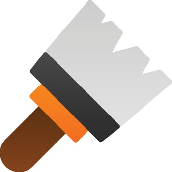 Paint Brush  Vector Icon Design