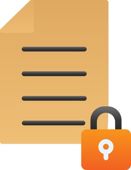 Locked Vector Icon Design