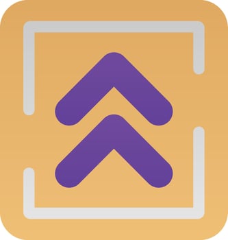 Up Arrows Vector Icon Design