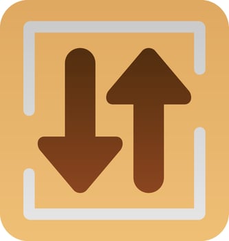 Two Way Street Vector Icon Design