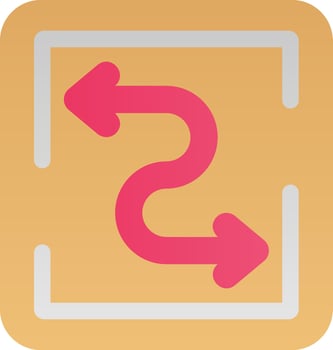 Zigzag Vector Icon Design