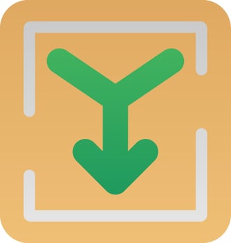 Merge Vector Icon Design
