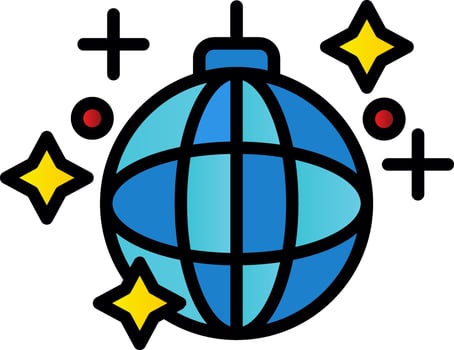 Disco Ball  Vector Icon Design