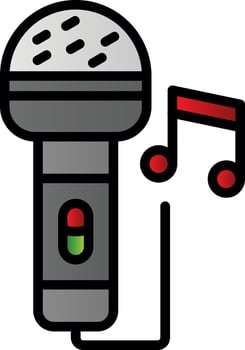 Microphone  Vector Icon Design
