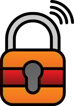 Smart Lock  Vector Icon Design