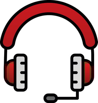 Headset  Vector Icon Design