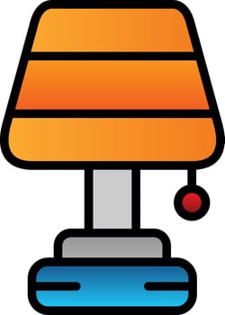 Lamp  Vector Icon Design
