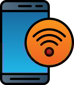 Wifi  Vector Icon Design
