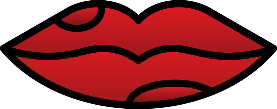 Lip  Vector Icon Design