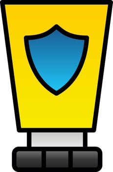 Sunblock  Vector Icon Design