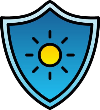 Sun Protection  Vector Icon Design