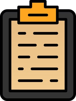 List  Vector Icon Design