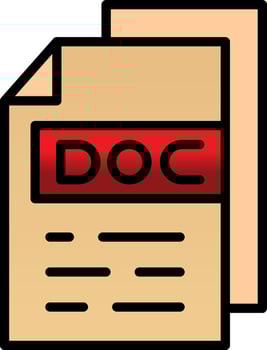Doc  Vector Icon Design
