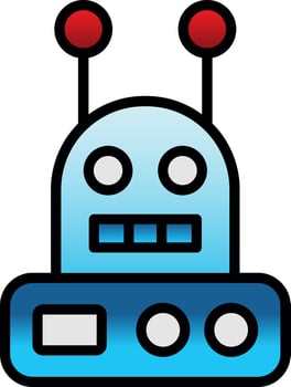 Robot  Vector Icon Design