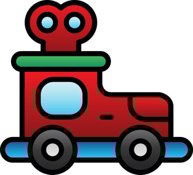 Car Toy  Vector Icon Design