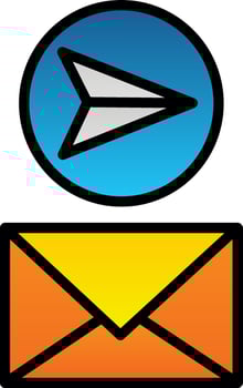 Send  Vector Icon Design