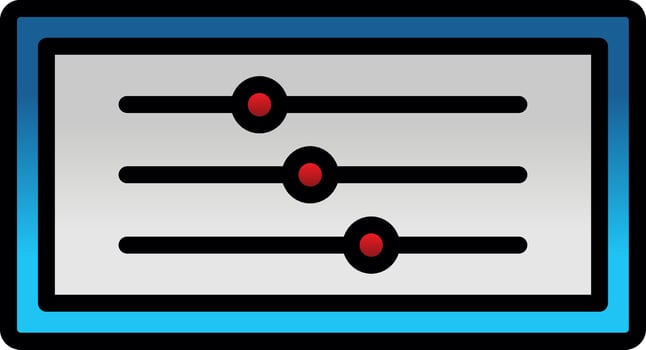 Adjust  Vector Icon Design