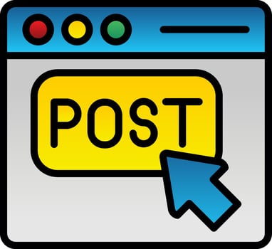 Post  Vector Icon Design