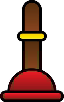 Plunger  Vector Icon Design