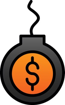 Bankruptcy Vector Icon Design