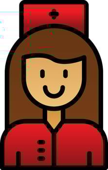 Nurses Vector Icon Design