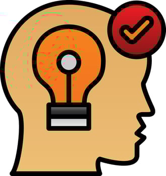 Mental Disorder Vector Icon Design