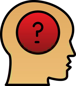 Mental Disorder Vector Icon Design