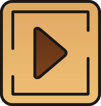 Play Button Vector Icon Design