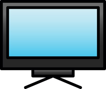 Smart tv Vector Icon Design