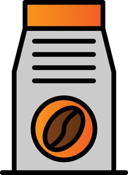 Instant Coffee Vector Icon Design