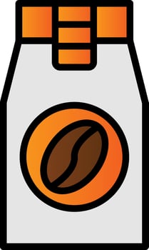 Coffee Pack Vector Icon Design