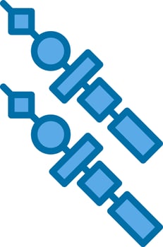 Kebab Vector Icon Design