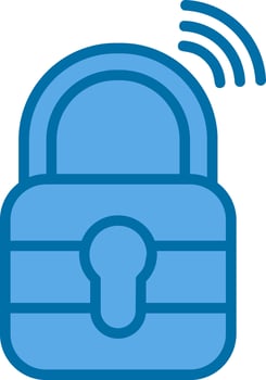 Smart Lock  Vector Icon Design