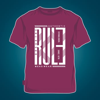 break the rules graphic, typography vector, t shirt design, illustration, good for casual style vector