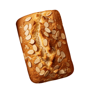 loaf of traditional bread on transparent background png