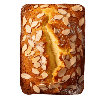 Freshly baked bread loaf on png background