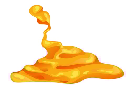 Honey sweet nectar from flowers, natural product vector