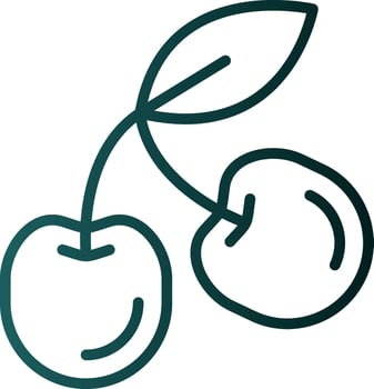 Cherry Vector Icon Design