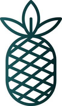Pineapple Vector Icon Design