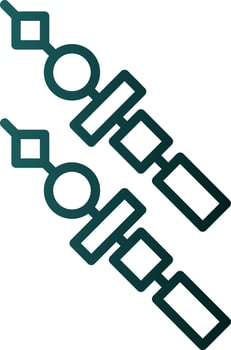 Kebab Vector Icon Design
