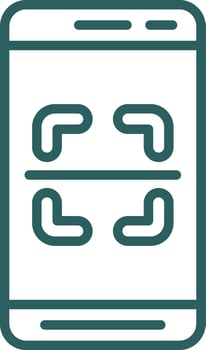 Mobile Scanner  Vector Icon Design