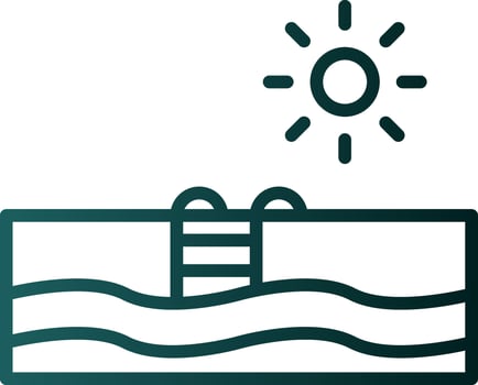 Swimming Pool  Vector Icon Design